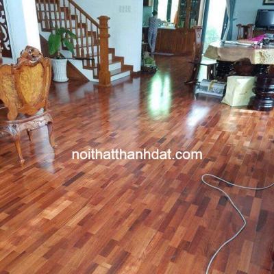Sàn gỗ ghép Giáng Hương tự nhiên